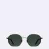 Metall-Sonnenbrille in modifizierter rechteckiger Form Metall-Sonnenbrille in modifizierter rechteckiger Form