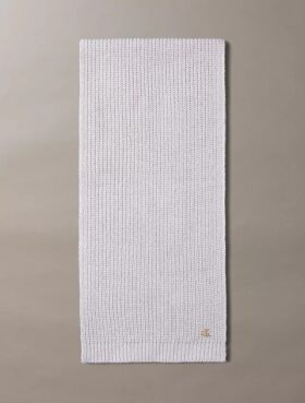 Metallic-Strickschal