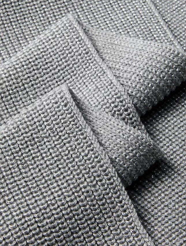Metallic-Strickschal Metallic-Strickschal