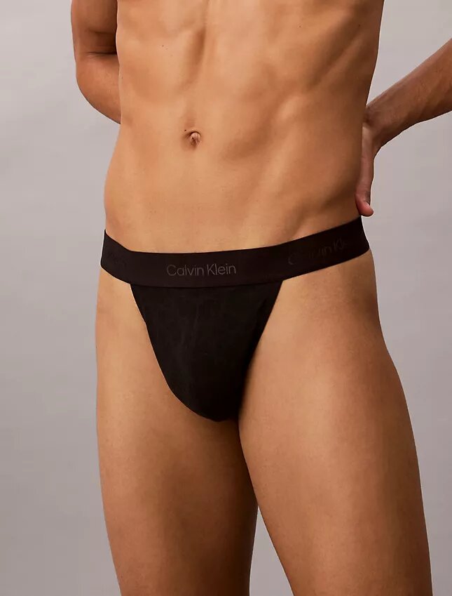 Microfiber-Spitzen-Thong Microfiber-Spitzen-Thong