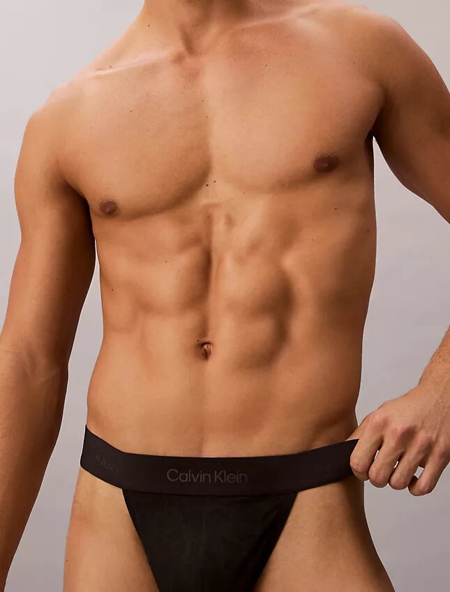 Microfiber-Spitzen-Thong Microfiber-Spitzen-Thong