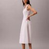 Midi-Kleid aus Baumwollpopeline Midi-Kleid aus Baumwollpopeline