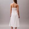 Midi-Kleid aus Baumwolltwill mit Neckholder Midi-Kleid aus Baumwolltwill mit Neckholder