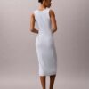 Midi-Kleid aus glatter Baumwolle Midi-Kleid aus glatter Baumwolle