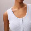 Midi-Kleid aus glatter Baumwolle Midi-Kleid aus glatter Baumwolle