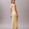 Midi-Kleid aus Viskose-Rippstrick Midi-Kleid aus Viskose-Rippstrick