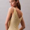 Midi-Kleid aus Viskose-Rippstrick Midi-Kleid aus Viskose-Rippstrick