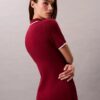 Midi-Kleid mit Colorblock-Besatz Midi-Kleid mit Colorblock-Besatz