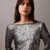 Midi-Kleid mit Pailletten Midi-Kleid mit Pailletten
