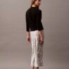 Midirock aus Crushed-Satin mit Print Midirock aus Crushed-Satin mit Print