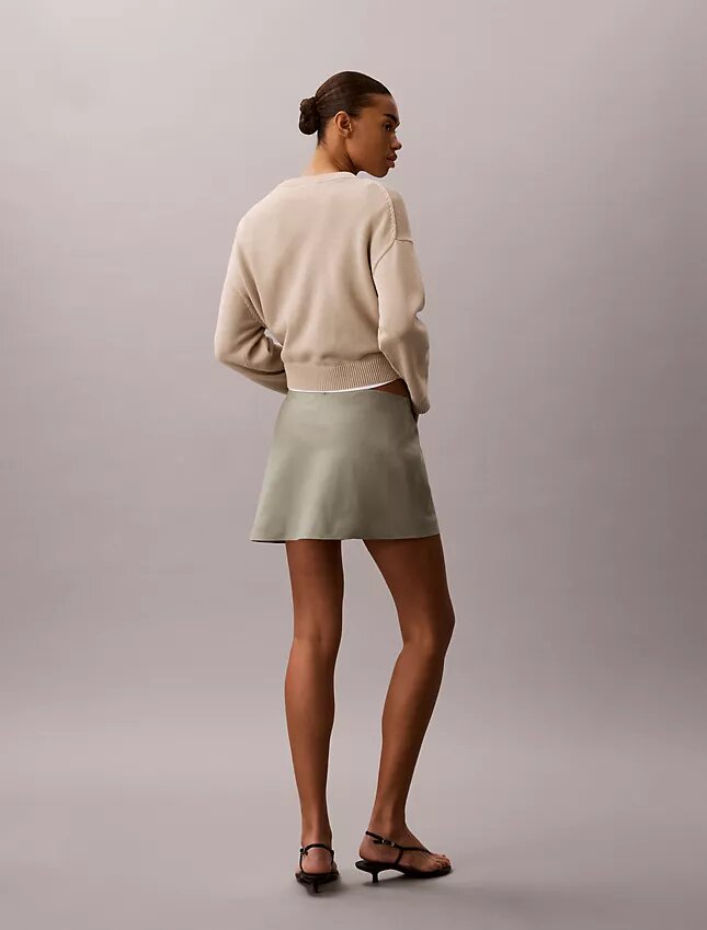 Mini-Skort aus Leinenmischung Mini-Skort aus Leinenmischung