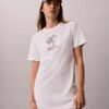 Mini-T-Shirt-Kleid mit Blumenprint Mini-T-Shirt-Kleid mit Blumenprint