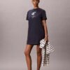 Mini-T-Shirt-Kleid mit Blumenprint