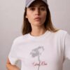 Mini-T-Shirt-Kleid mit Blumenprint Mini-T-Shirt-Kleid mit Blumenprint