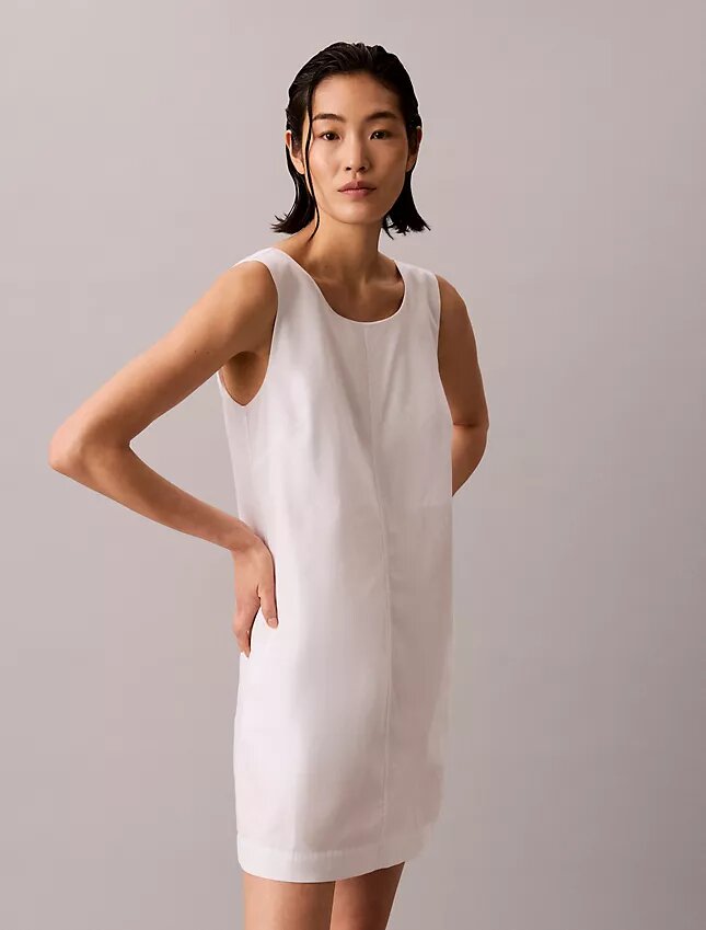 Minikleid aus Baumwollpopeline Minikleid aus Baumwollpopeline