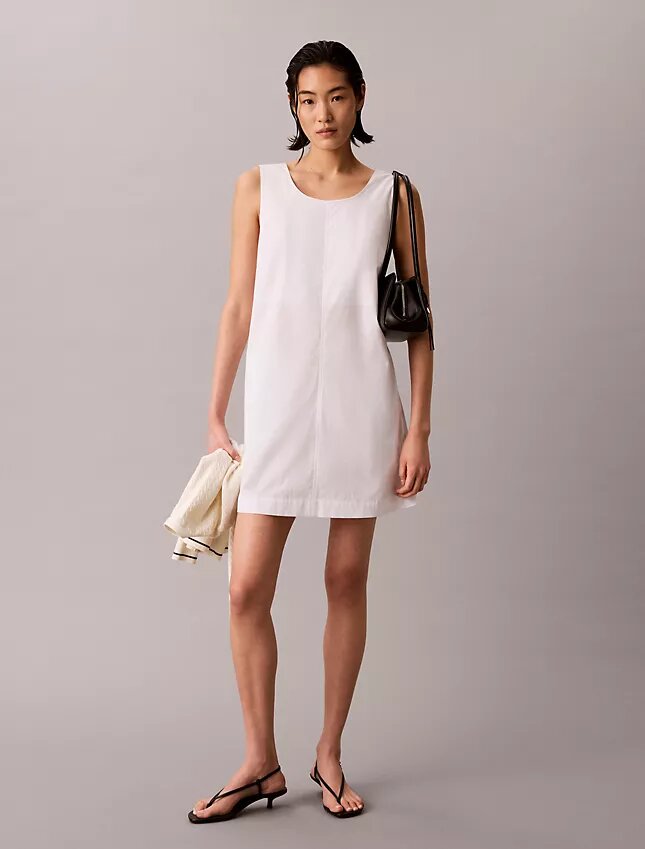 Minikleid aus Baumwollpopeline Minikleid aus Baumwollpopeline
