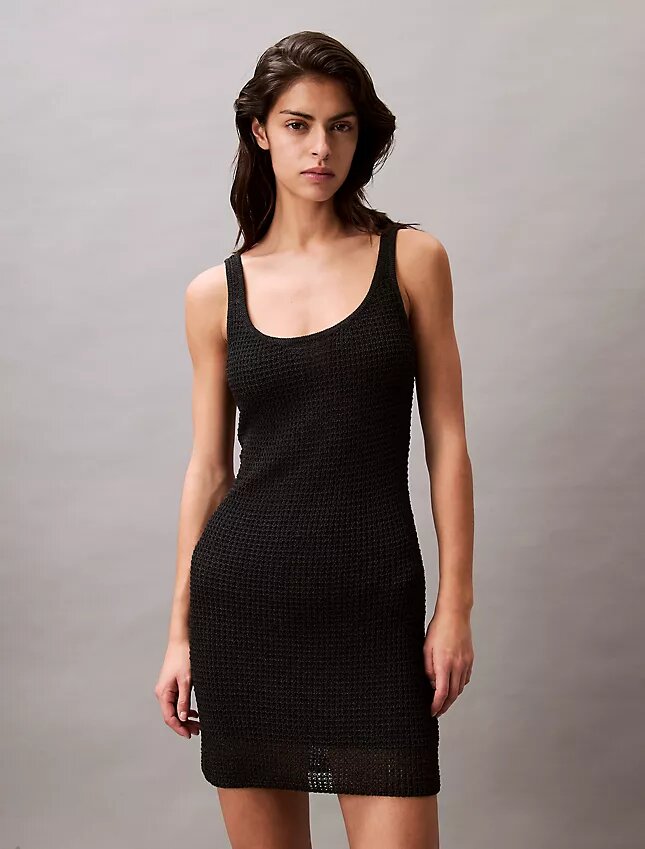 Minikleid im Stricklook Minikleid im Stricklook