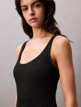 Minikleid im Stricklook