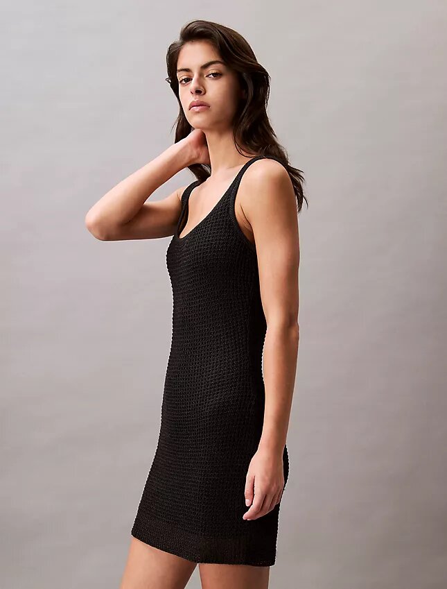 Minikleid im Stricklook Minikleid im Stricklook