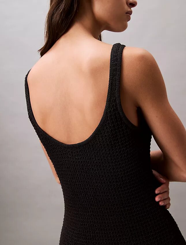 Minikleid im Stricklook Minikleid im Stricklook