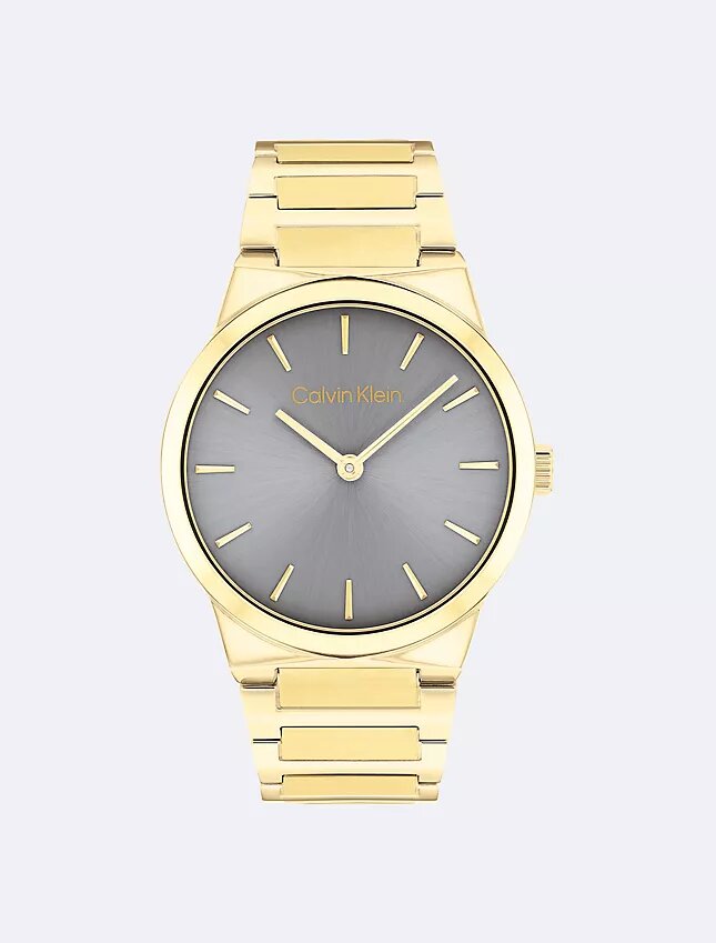 Minimalistische Uhr mit integriertem Gliederarmband, 32 mm Minimalistische Uhr mit integriertem Gliederarmband, 32 mm