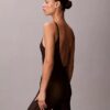 Minimalistischer Bodys aus Mesh bis zur Mitte des Oberschenkels