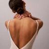 Minimalistischer Bodys aus Mesh bis zur Mitte des Oberschenkels