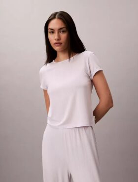 Modal-Stretch-Baby-T-Shirt mit Drop-Stitch-Muster