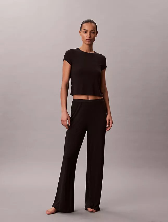 Modal-Stretch-Baby-T-Shirt mit Drop-Stitch-Muster Modal-Stretch-Baby-T-Shirt mit Drop-Stitch-Muster