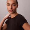 Modal-Stretch-Baby-T-Shirt mit Drop-Stitch-Muster Modal-Stretch-Baby-T-Shirt mit Drop-Stitch-Muster