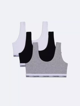 Modern Cotton-3er-Pack Bralette für Mädchen
