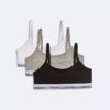 Modern Cotton-Bralettes für Mädchen im 3er-Pack