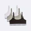 Modern Cotton-Bralettes für Mädchen im 3er-Pack