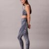 Moderne 7/8-Leggings mit Sportprint und hoher Taille