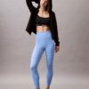 Moderne Sport-Leggings mit hoher Taille und 7/8-Beinlänge Moderne Sport-Leggings mit hoher Taille und 7/8-Beinlänge