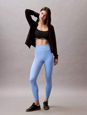 Moderne Sport-Leggings mit hoher Taille und 7/8-Beinlänge