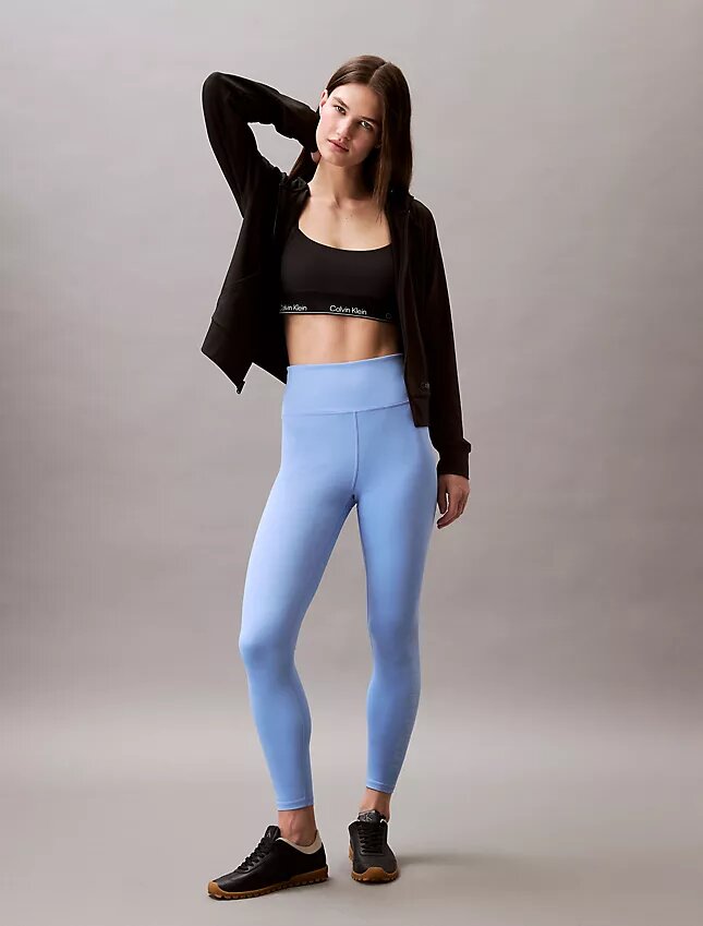Moderne Sport-Leggings mit hoher Taille und 7/8-Beinlänge Moderne Sport-Leggings mit hoher Taille und 7/8-Beinlänge