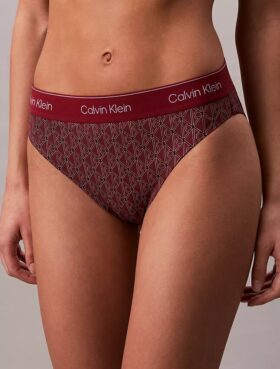 Moderner Bikini-Slip mit Logo als Unterteil