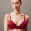 Modernes, leicht gefüttertes Triangel-Bralette aus Spitze