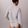 Modernes, locker sitzendes Sweatshirt aus Frottee Modernes, locker sitzendes Sweatshirt aus Frottee