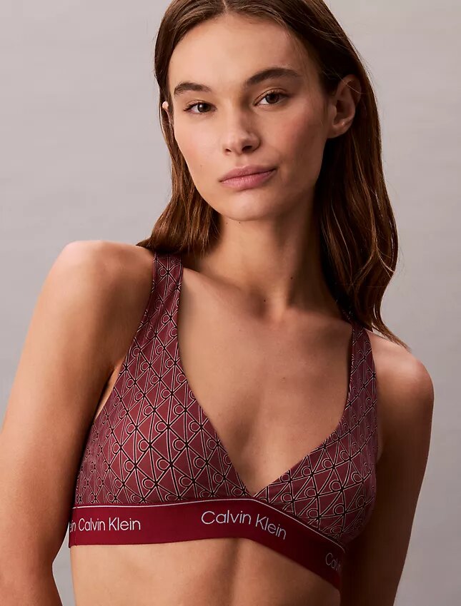 Modernes Logo-Bikini-Oberteil mit Racerback Modernes Logo-Bikini-Oberteil mit Racerback