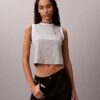 Monogram Cropped Muscle Tank Monogram Cropped Muscle Tank