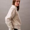 Monogram-Fleece-Sweatshirt in verkürzter Länge Monogram-Fleece-Sweatshirt in verkürzter Länge
