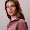 Monogram Fleece-Sweatshirt mit Viertelreißverschluss Monogram Fleece-Sweatshirt mit Viertelreißverschluss