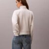 Monogram Fleece-Sweatshirt mit Viertelreißverschluss Monogram Fleece-Sweatshirt mit Viertelreißverschluss