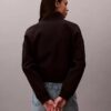 Monogram Fleece-Sweatshirt mit Viertelreißverschluss Monogram Fleece-Sweatshirt mit Viertelreißverschluss