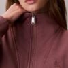 Monogram Fleece-Sweatshirt mit Viertelreißverschluss Monogram Fleece-Sweatshirt mit Viertelreißverschluss