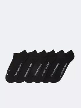 Monogram No-Show-Socken im 6er-Pack