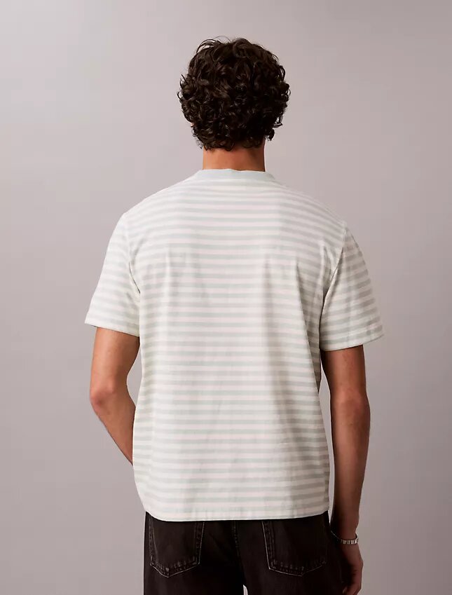Monogram Stripe Relaxed T-Shirt Monogram Stripe Relaxed T-Shirt