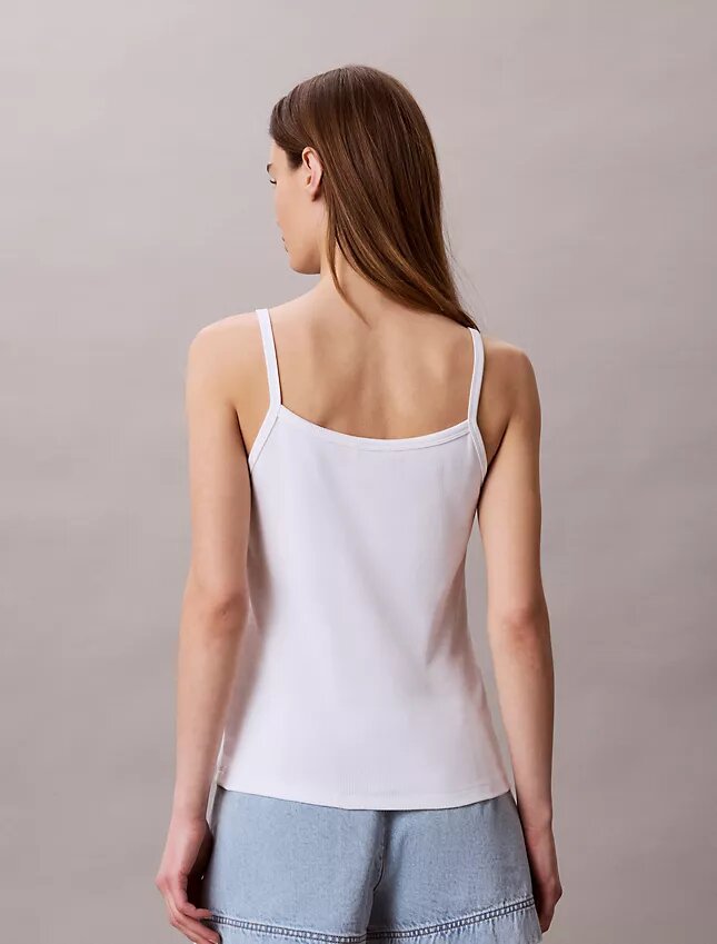 Monogram-Tanktop mit Rippbündchen Monogram-Tanktop mit Rippbündchen